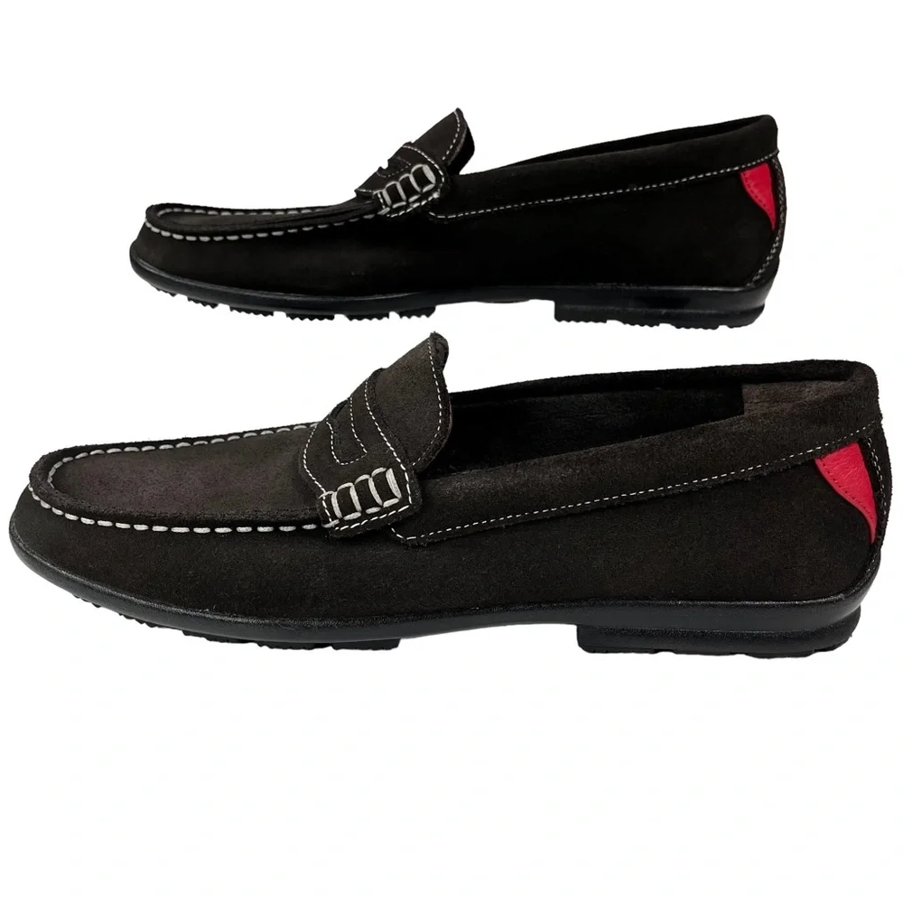 FootJoy Club Casual Brown Suede‎ Comfort Penny Loafer 79038 Men’s Size 9